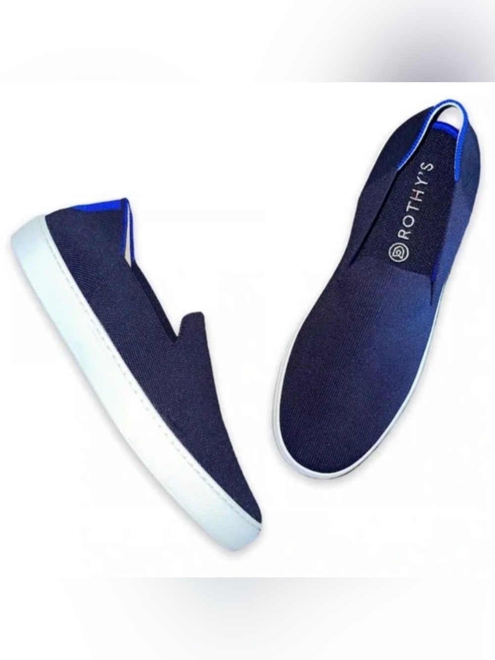 Rothy’s The Original‎ Slip On Sneakers women’s 11 navy blue